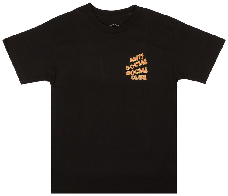 Anti Social Social Club Maniac Short Sleeve T Shirt Black