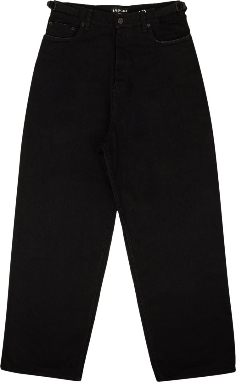 Buy Balenciaga Super Large Baggy Jeans 'Black' - 697826 TBP47 1029 | GOAT