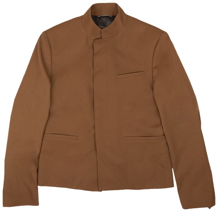 Dior Officer Wool Jacket Brown