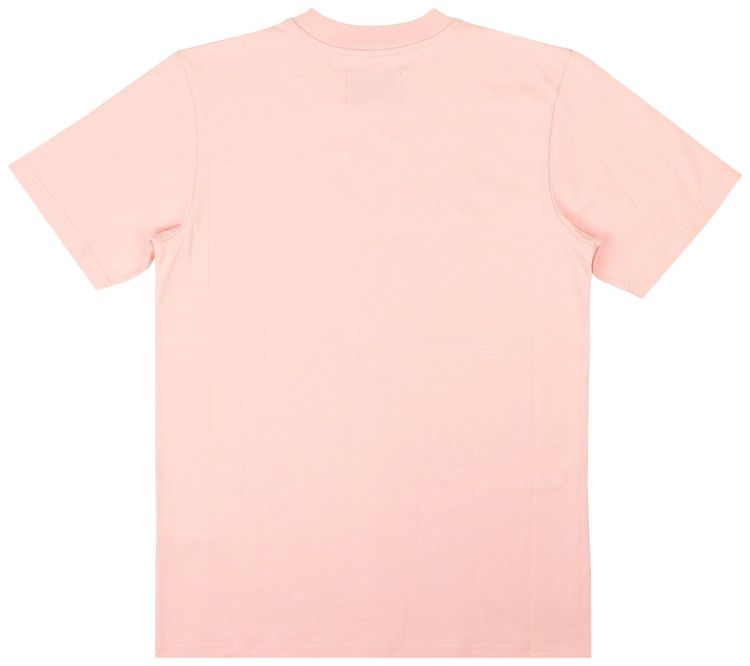 Casablanca Screen Printed Short Sleeve T Shirt Pink