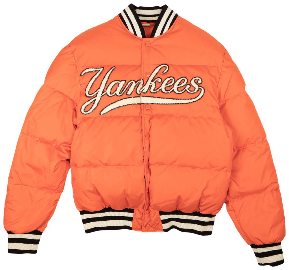 Buy Gucci Yankees Goose Down Bomber Jacket 'Orange' 534963 Z4190 7500