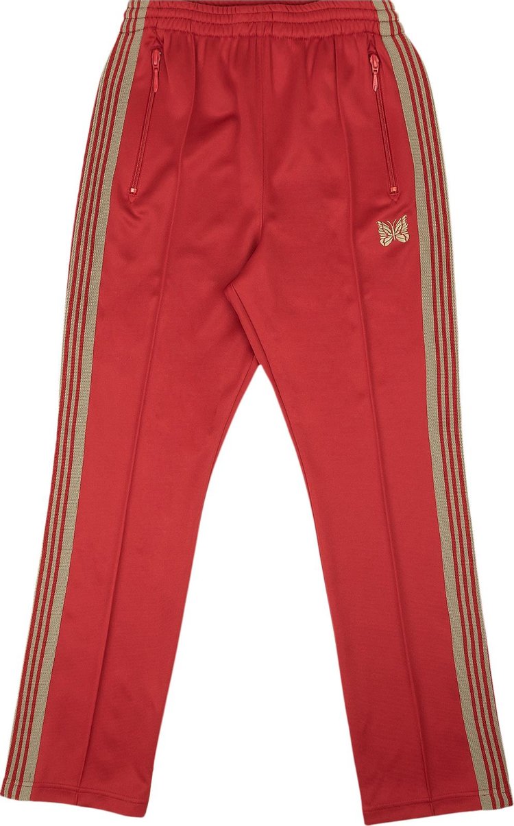 Buy Needles Narrow Smooth Track Pants 'Red' - KP221C RED