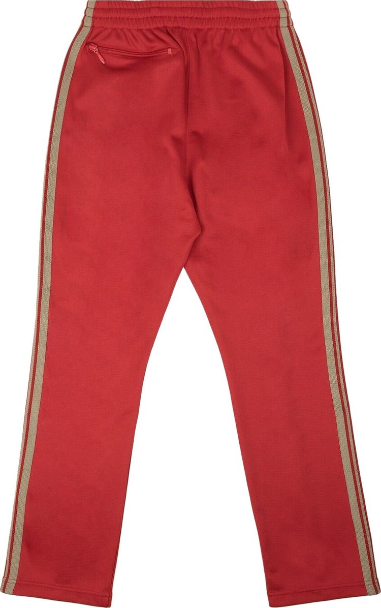 Needles Narrow Smooth Track Pants Red