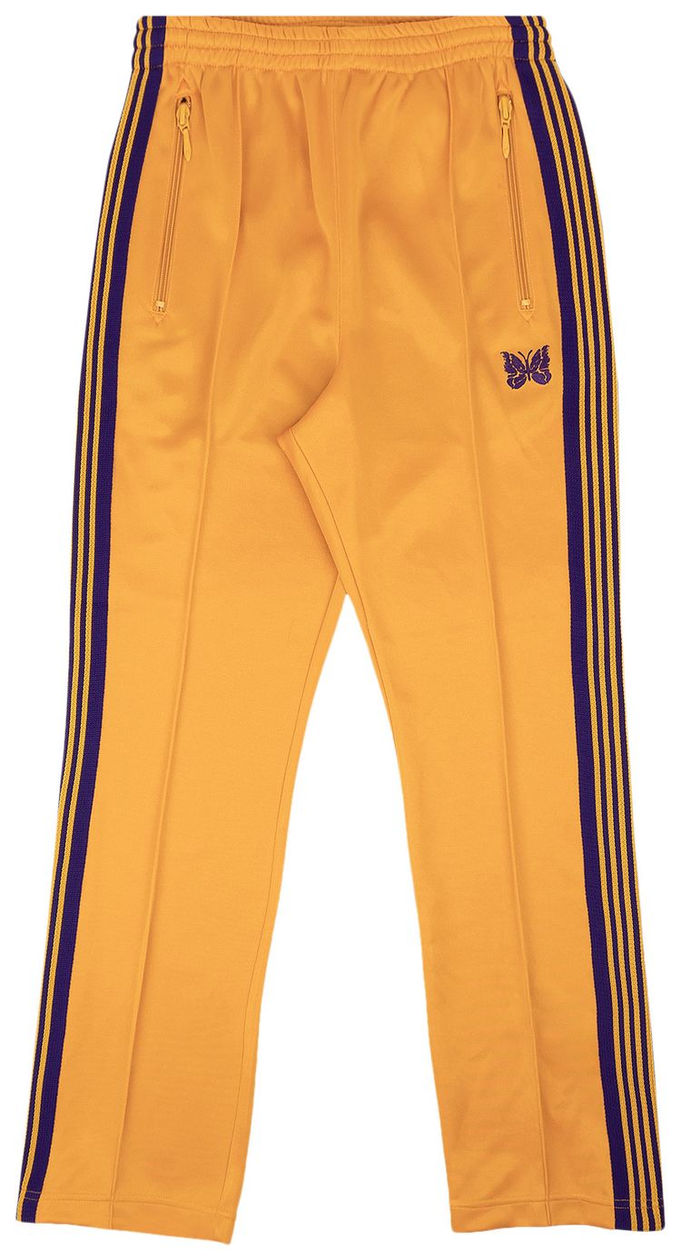 Needles Narrow Smooth Track Pants Orange