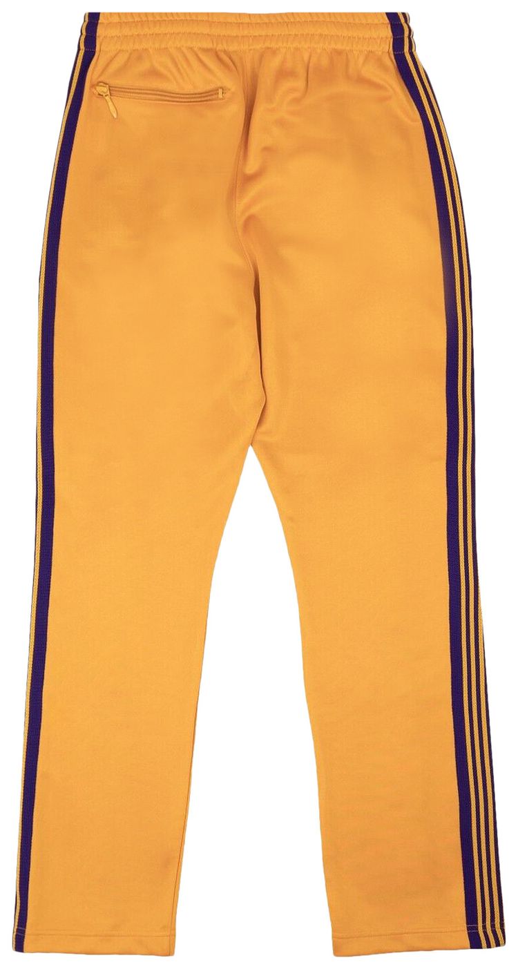 Needles Narrow Smooth Track Pants Orange