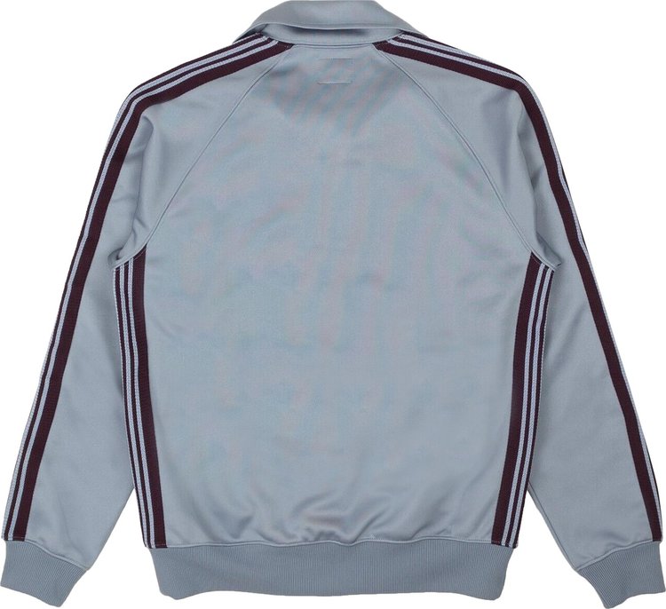 Needles Smooth Zip Up Track Jacket Light Blue