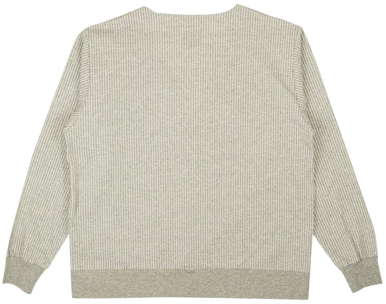 Needles V Neck Buttoned Cardigan Sweater Heather Grey