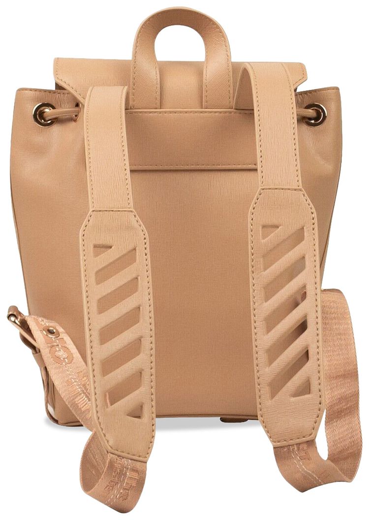 Off White Diag Binder Backpack Nude