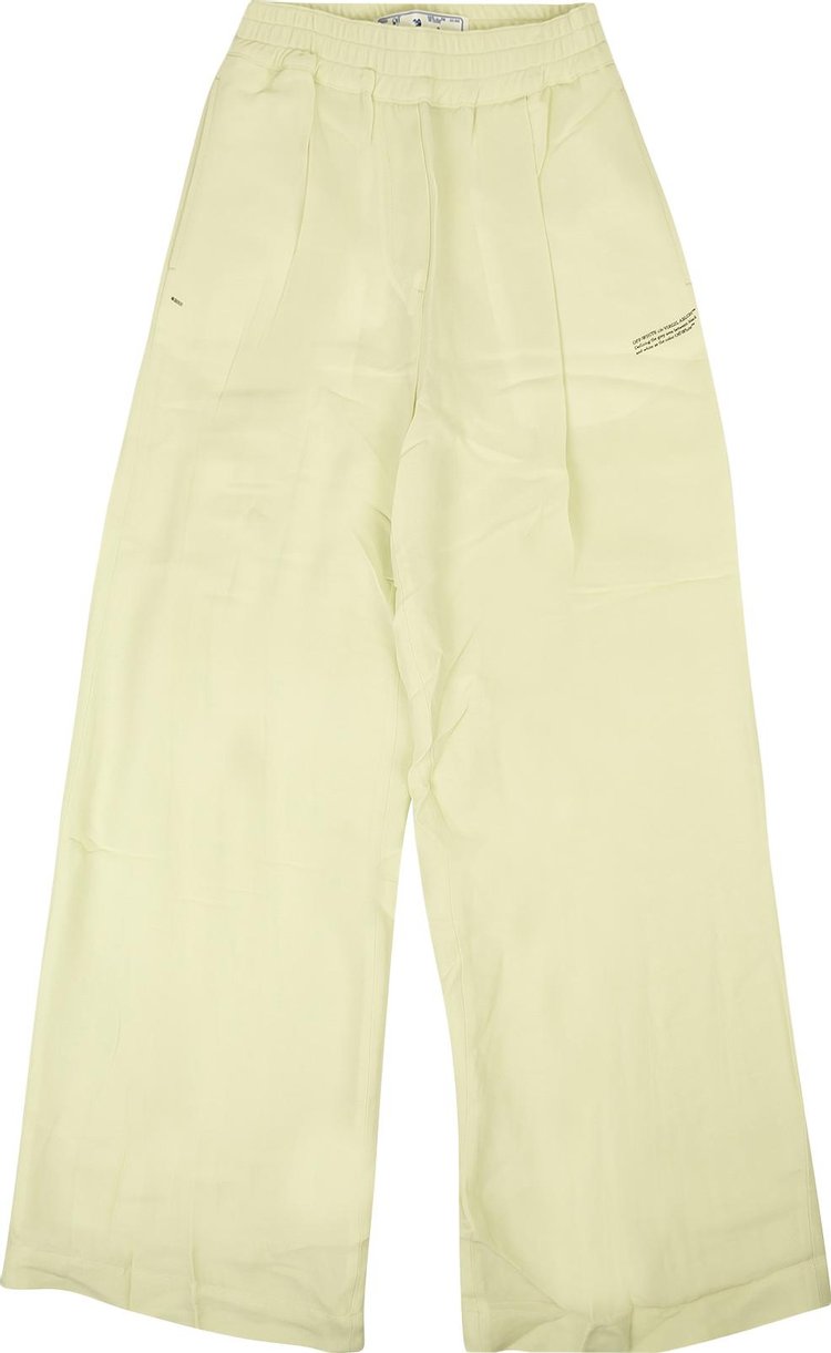 Off-White Cady Coulisse Formal Pants 'Green'