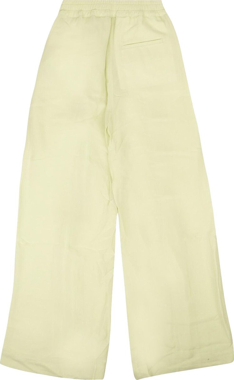 Off White Cady Coulisse Formal Pants Green