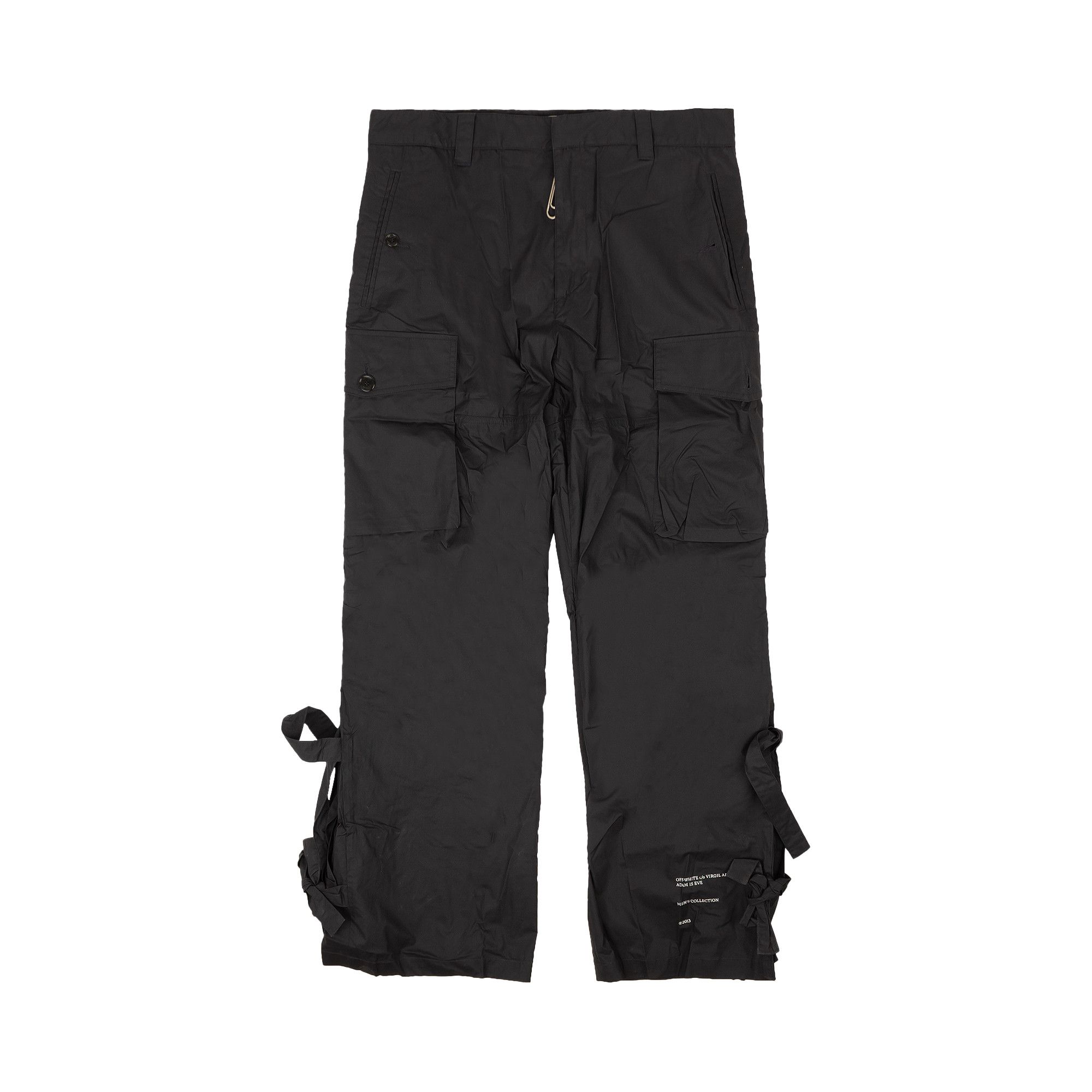 Off white deals cargo pants black