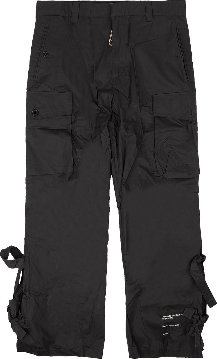 Buy Off-White Magnet Excess Cargo Pants 'Black' - OMCF026S21FAB0010601 ...