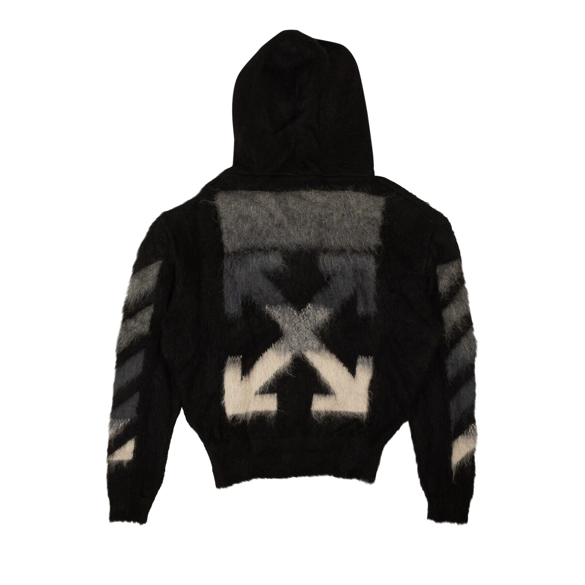 Off white brushed hoodie sales