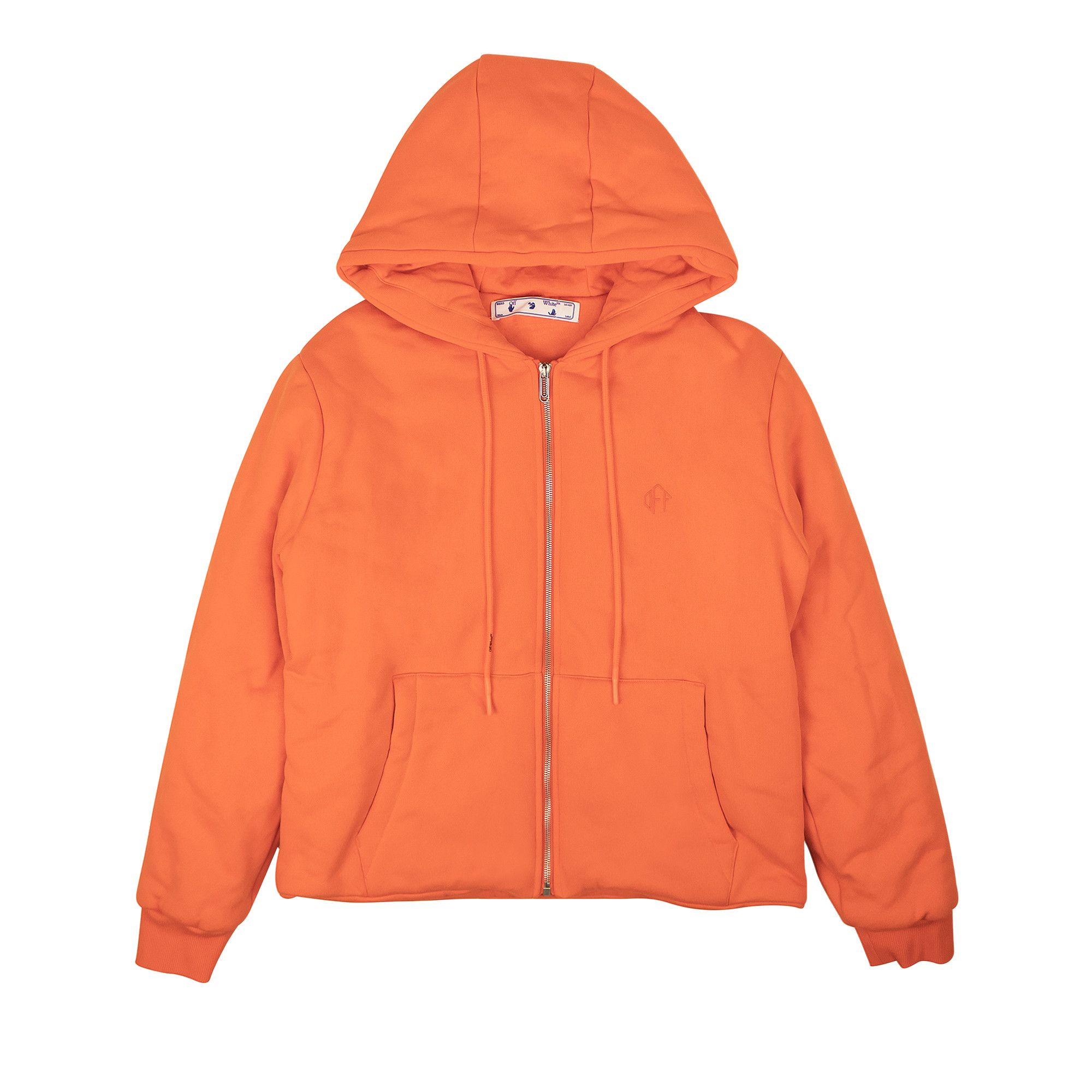 Orange hoodie off white hotsell