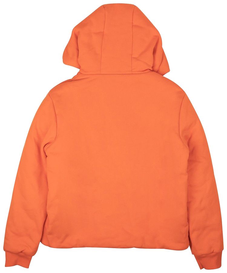 Off White Winter Skate Zip Hoodie Orange