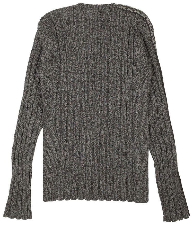 Off White Arrow Band Crewneck Sweater Grey