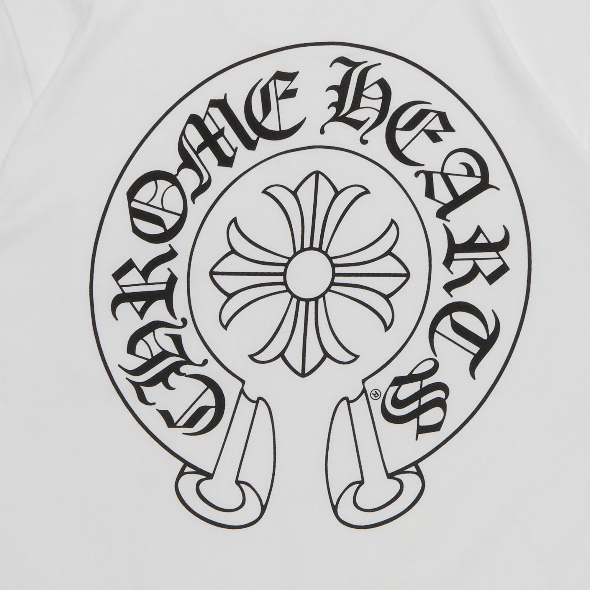 Buy Chrome Hearts Horseshoe Logo Pocket T-Shirt 'White