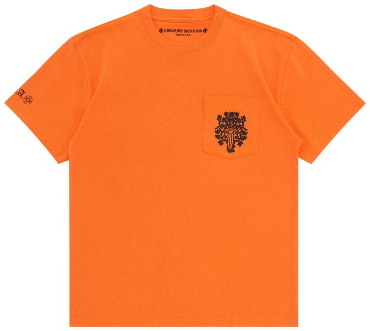 Chrome Hearts Vine Dagger T Shirt Orange