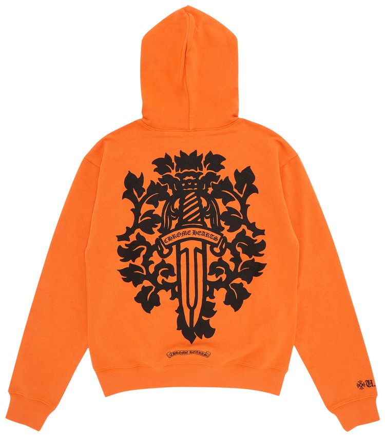 Chrome Hearts Vine Dagger Hoodie Orange