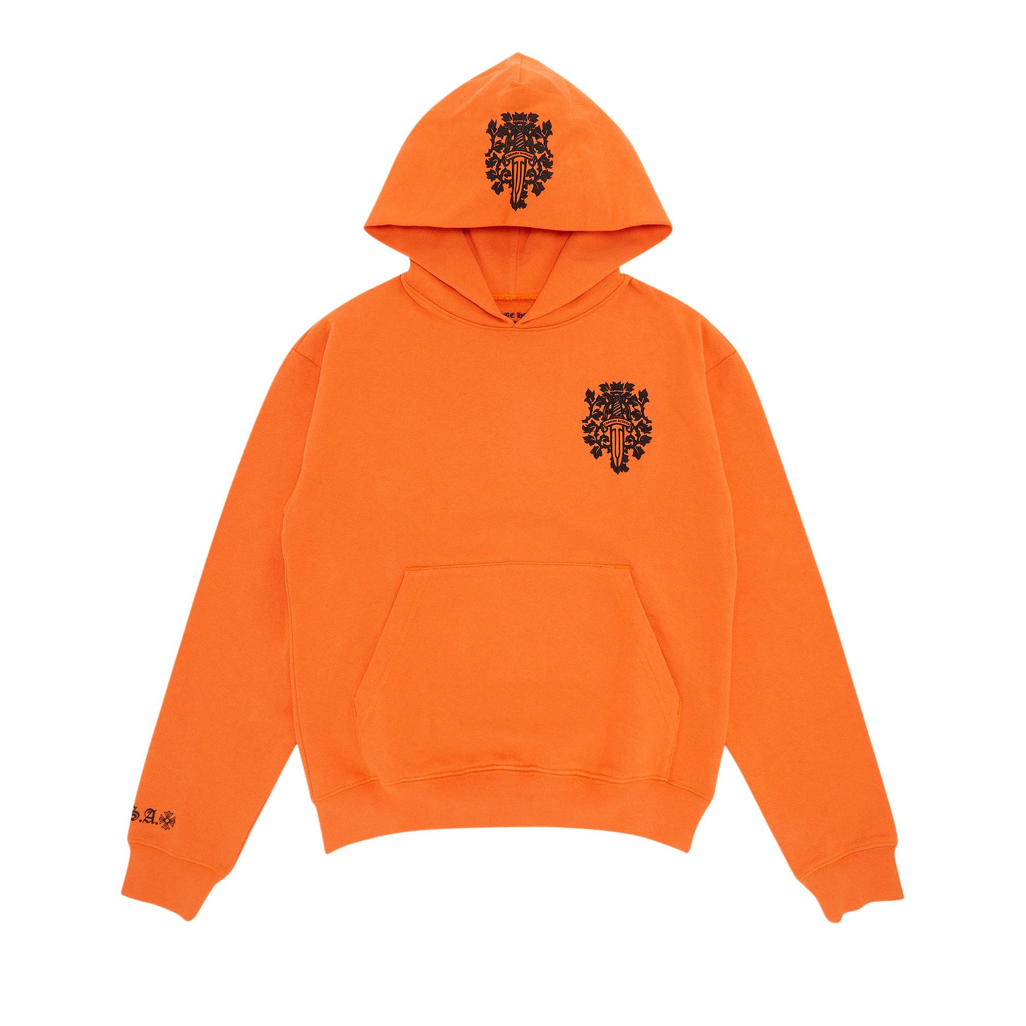 Buy Chrome Hearts Vine Dagger Hoodie 'Orange' - 1383