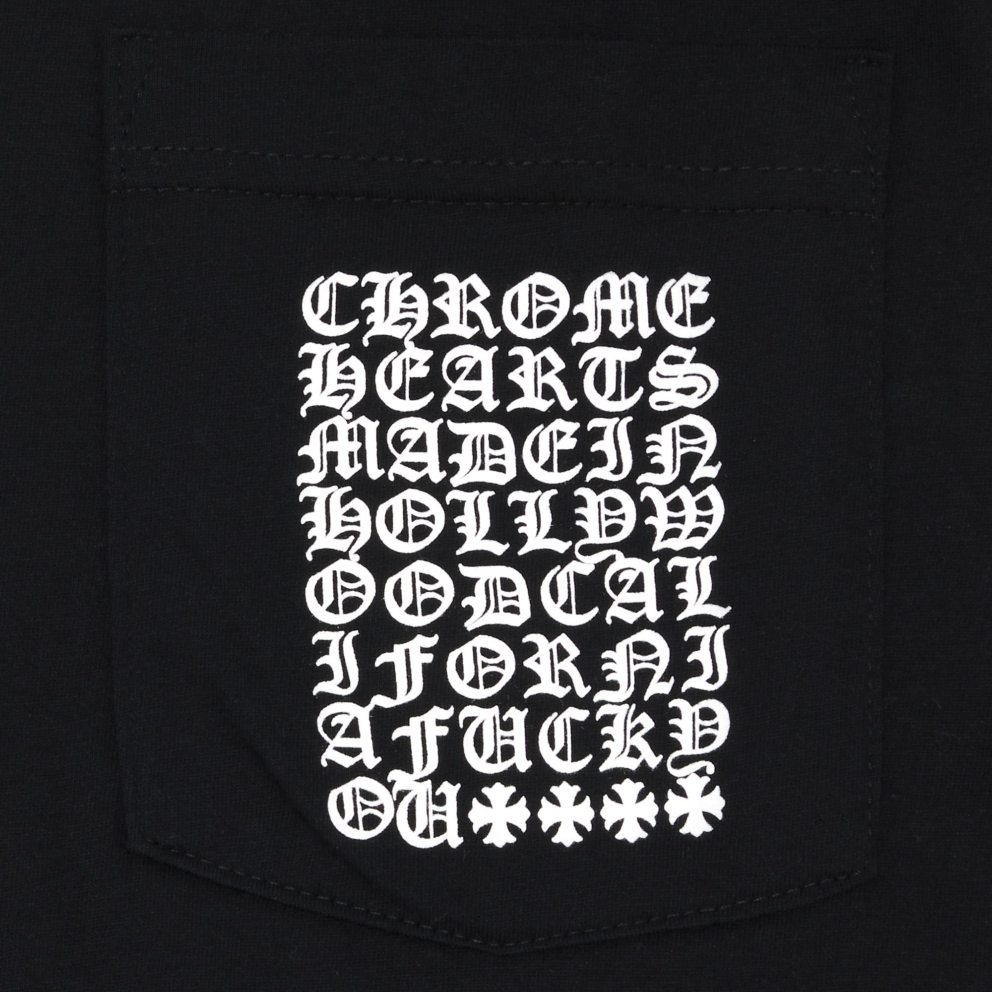 Buy Chrome Hearts Multi Logo T-Shirt 'Black' - 1383