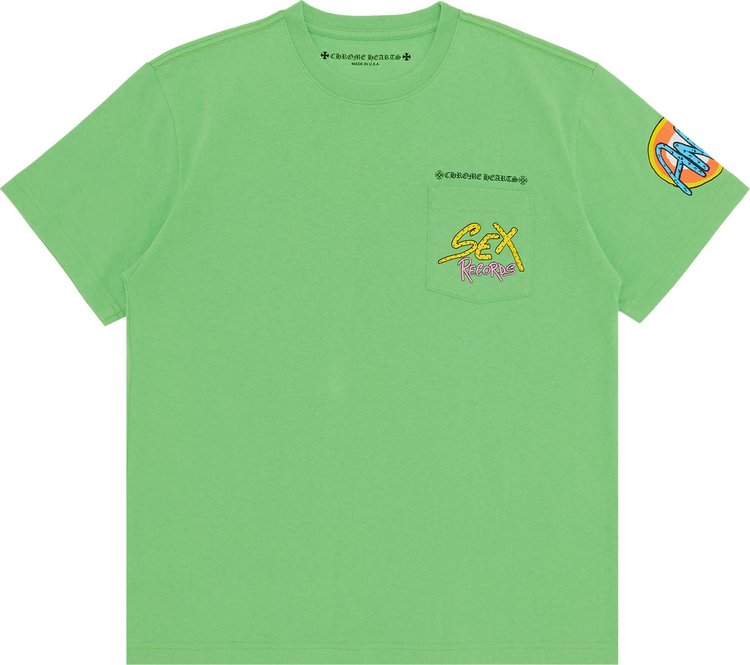 Buy Chrome Hearts x Matty Boy Sex Records T-Shirt 'Green' - 1383 ...