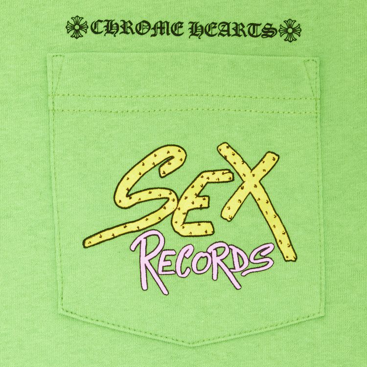 Chrome Hearts x Matty Boy Sex Records Long Sleeve T Shirt Green