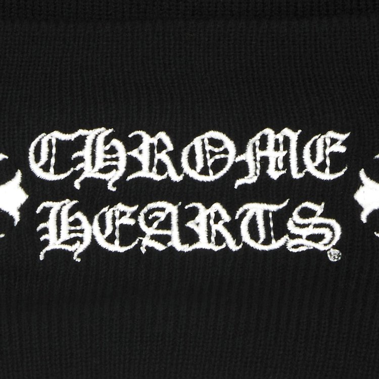 Chrome Hearts Logo Beanie Black