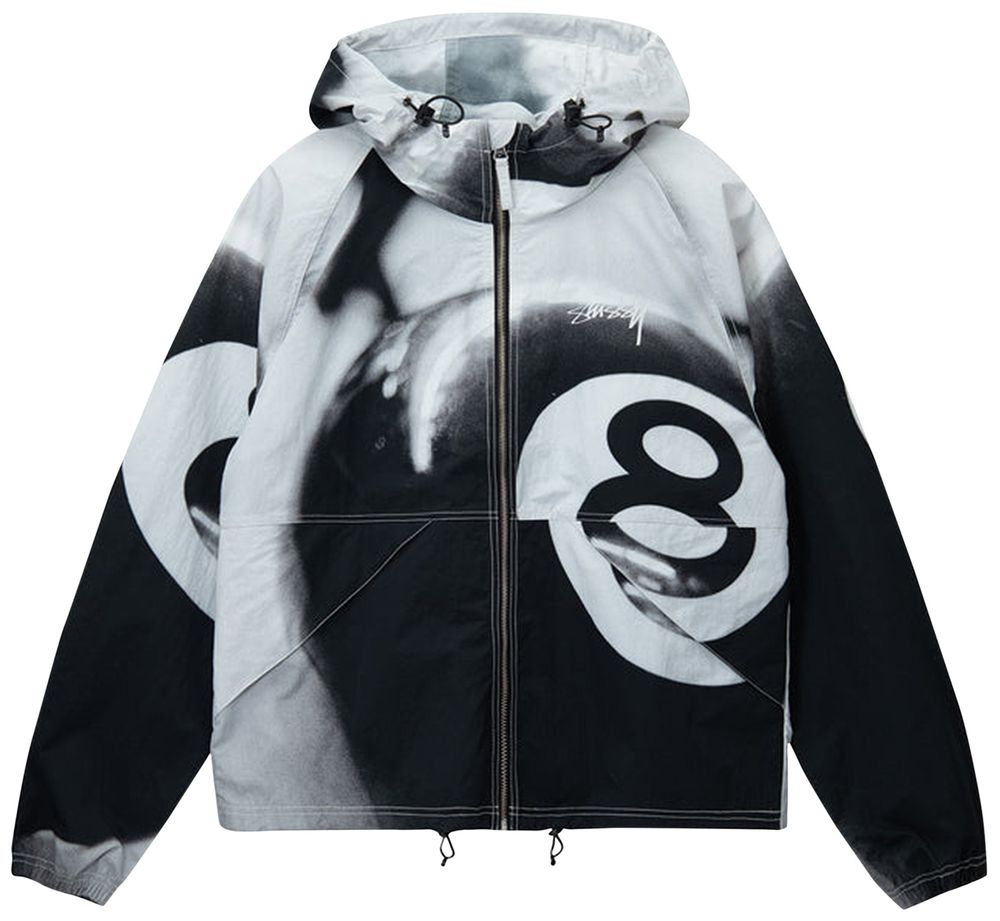 Buy Stussy 8 Ball Beach Shell 'Grayscale' - 115702 GRAY | GOAT