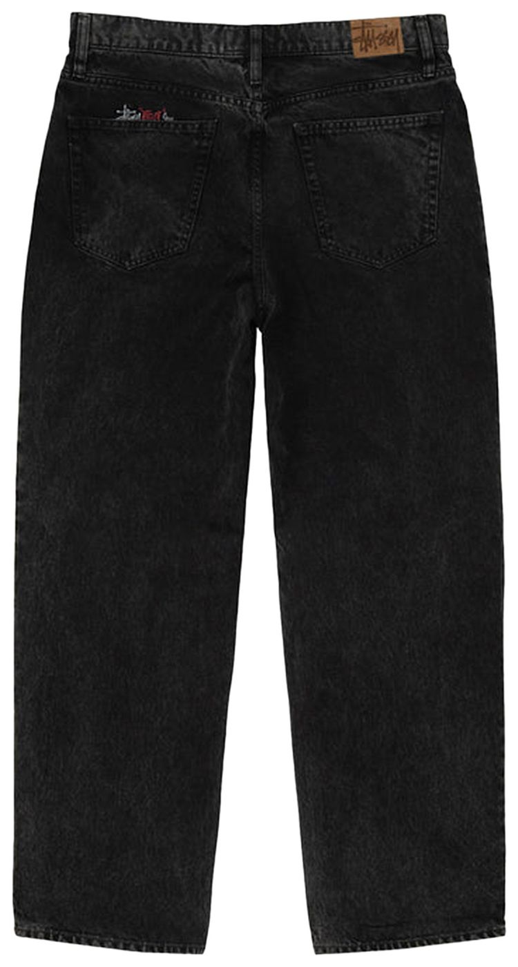 Stussy Double Dye Big Ol Jeans Black