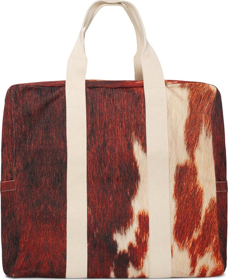 Stussy Canvas Flight Bag Cowhide