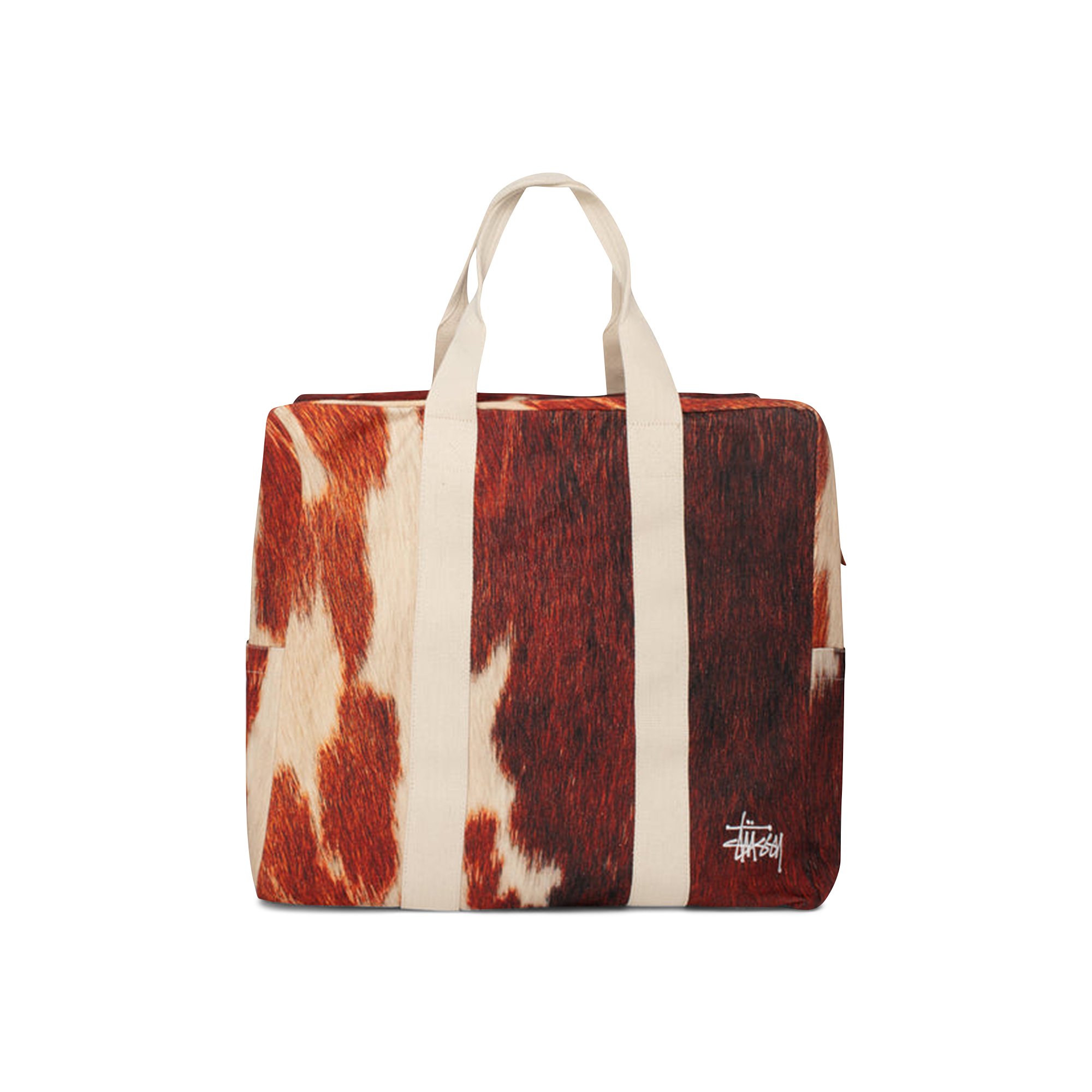 Buy Stussy Canvas Flight Bag 'Cowhide' - 134254 COWH | GOAT DE