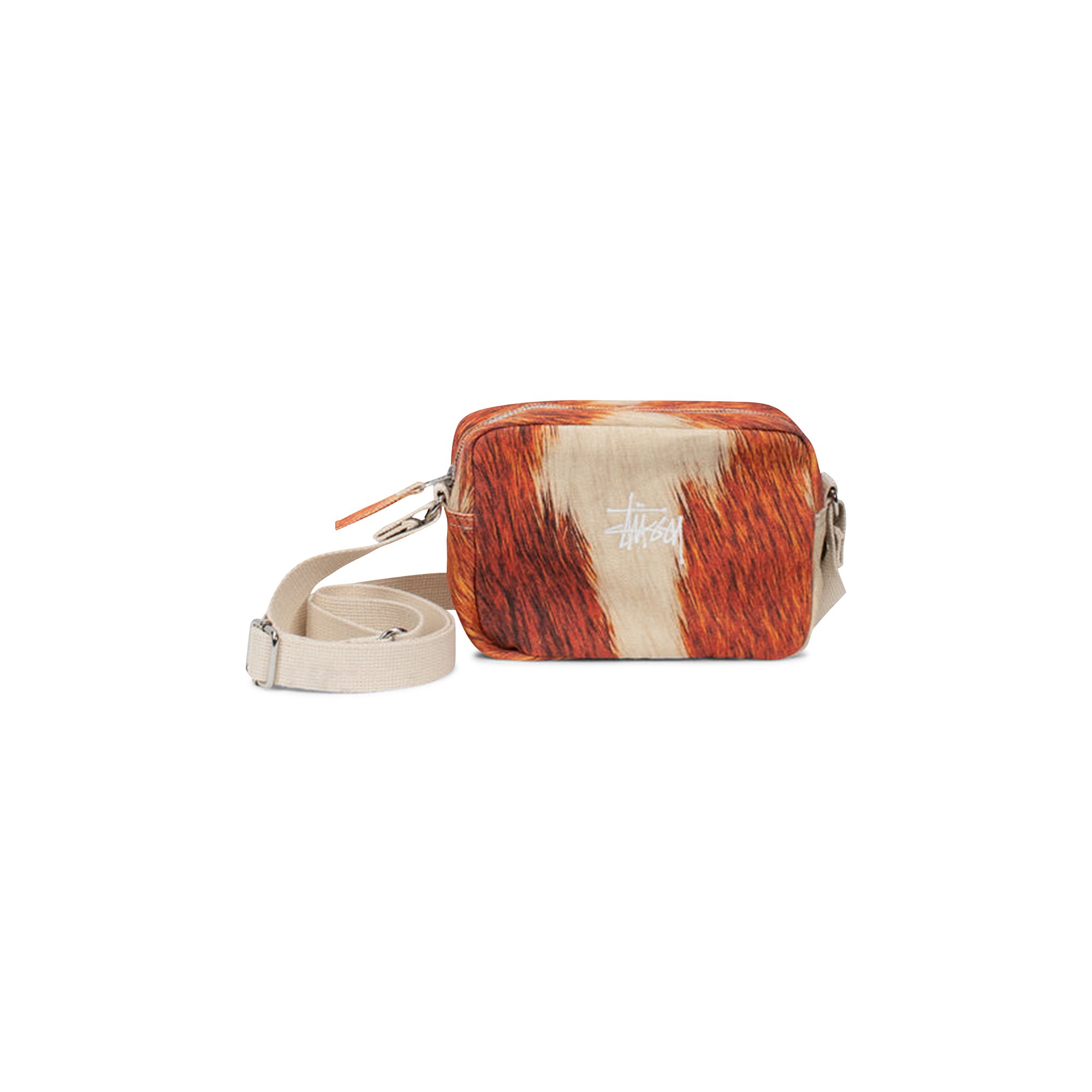 Buy Stussy Canvas Side Pouch 'Cowhide' - 134255 COWH | GOAT CA