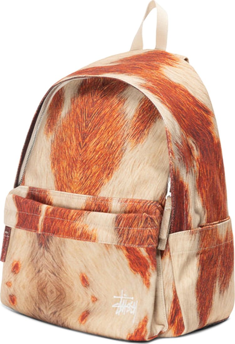 Stussy Canvas Backpack Cowhide