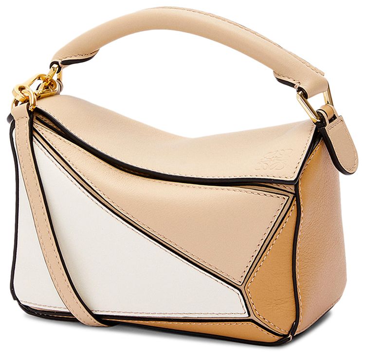 Buy Loewe Puzzle Mini Bag 'Dusty Beige/Soft White' A510U95X34 5744 GOAT