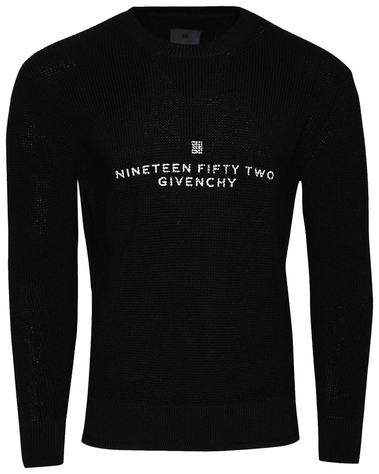 Givenchy Waffle Crewneck Black