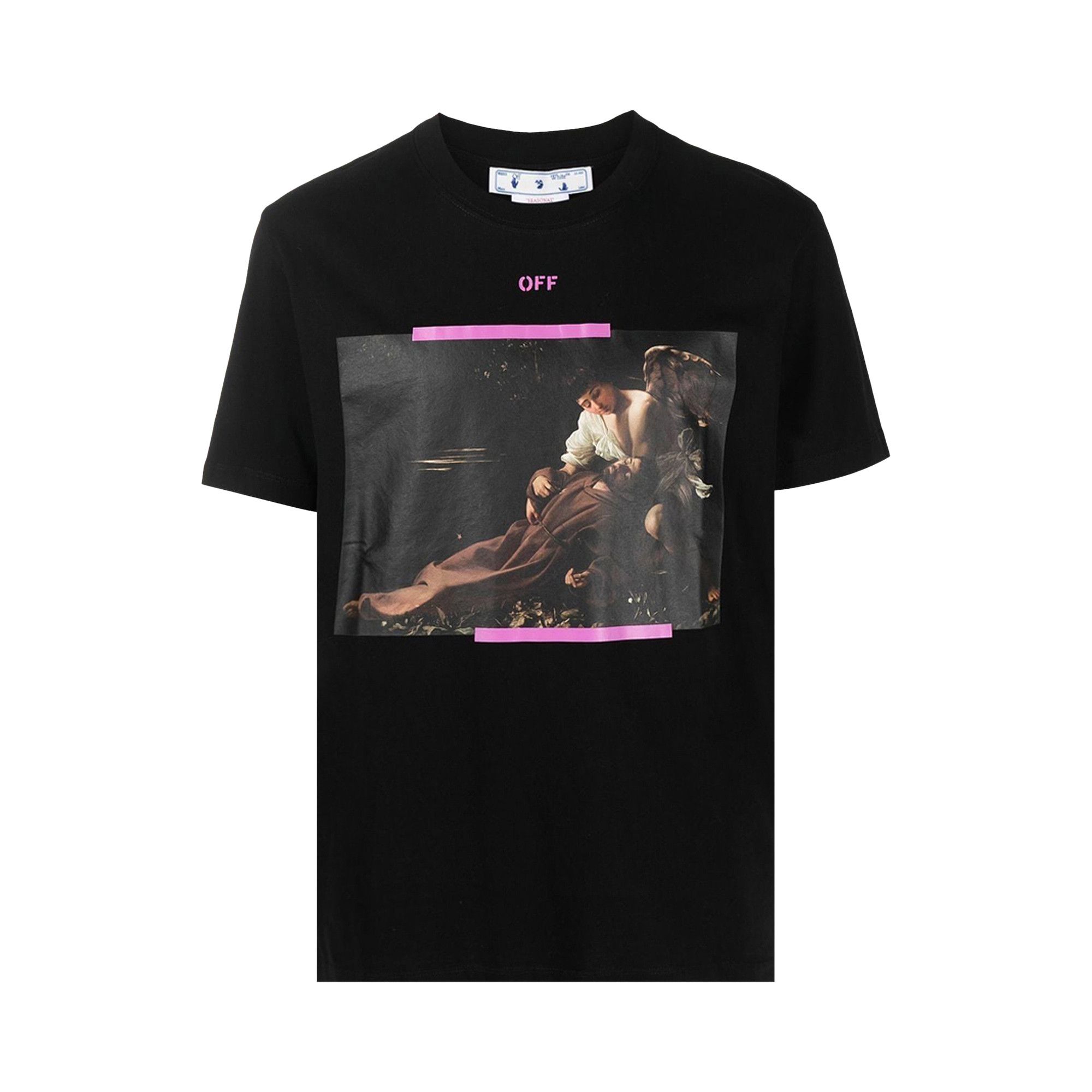 Size xxl Off White Arrow Caravaggio St Fran Slim Short Sleeve Tee Black