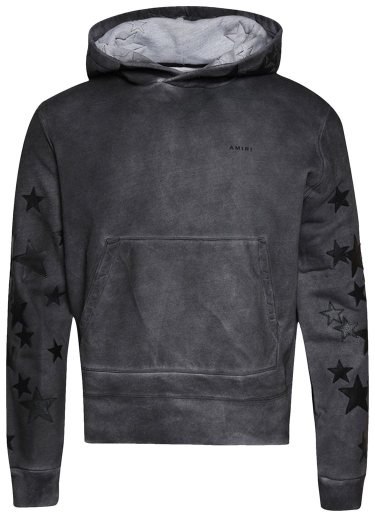 Buy Amiri Pigment Spray Star Hoodie 'Heather Black' PS23MJG031 956