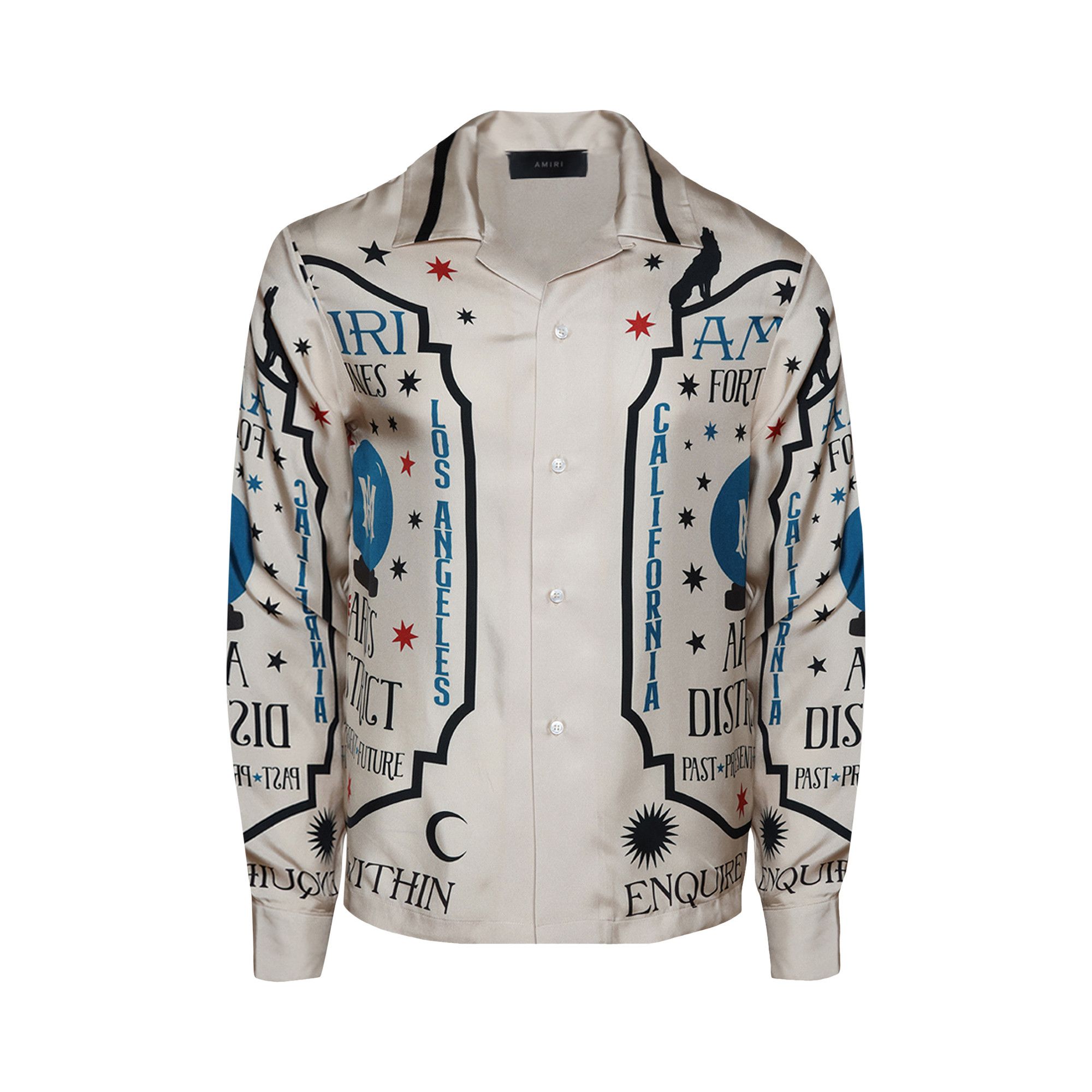 Sサイズ　AMIRI FORTUNE LS BOWLING SHIRT 長袖 Sサイズ AMIRI FORTUNE LS BOWLING SHIRT 長袖