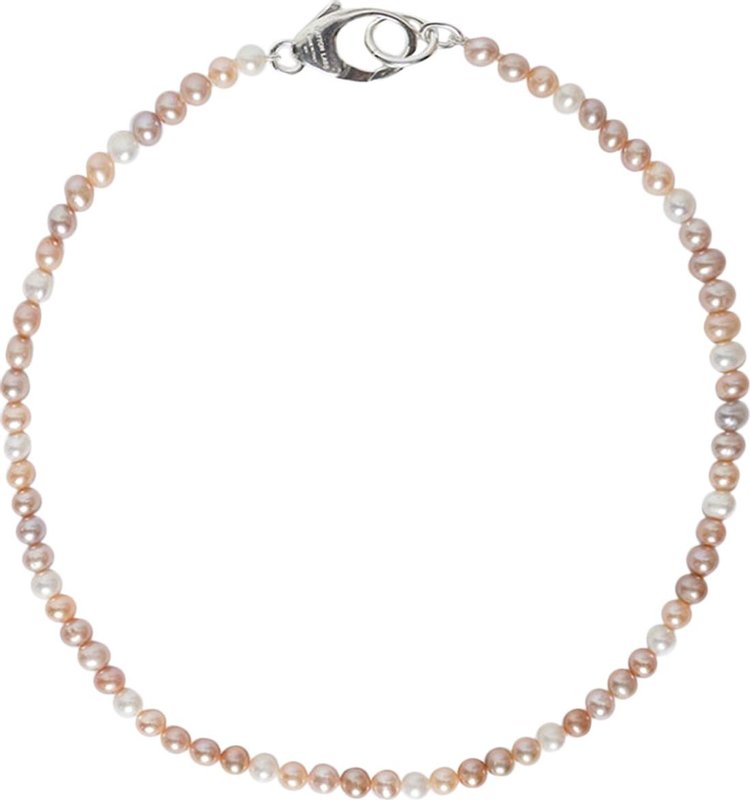 Hatton Labs Mixed Pink Pearl Chain 'Sterling Silver/Freshwater Pearls'