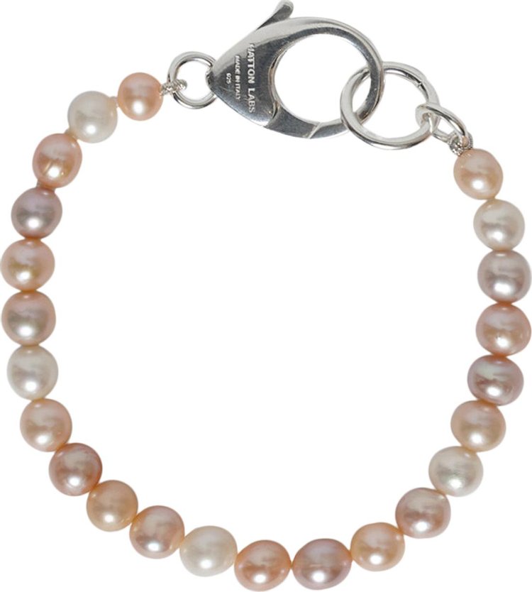 Hatton Labs Mixed Pink Pearl Bracelet 'Sterling Silver/Freshwater Pearls'