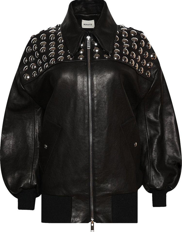 Khaite Studded Ziggy Jacket 'Black'
