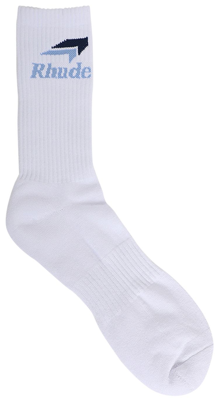 Rhude Speadmark Sock WhiteSky BlueNavy