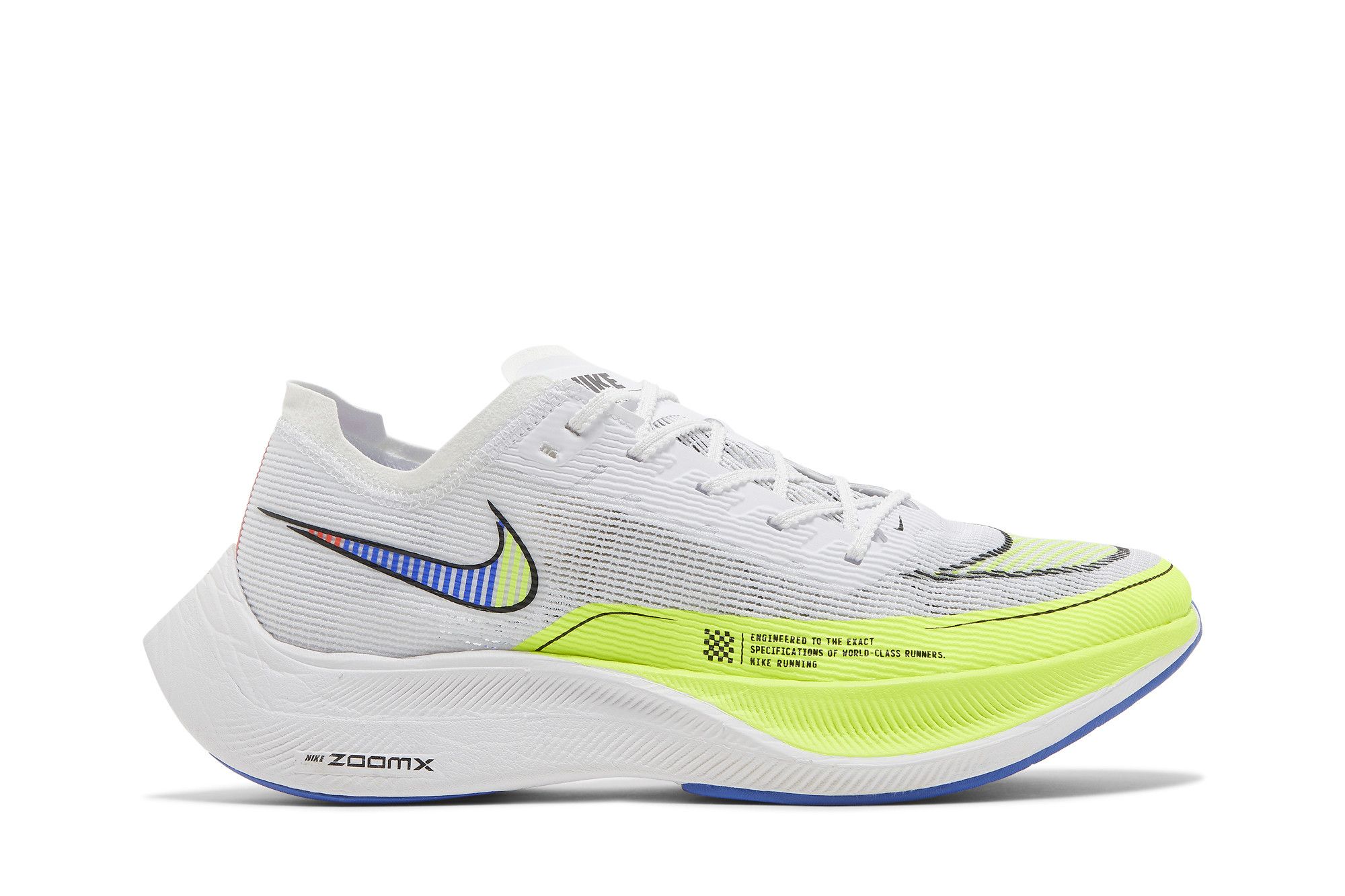 Buy ZoomX Vaporfly Next% 2 'White Volt Racer Blue' - CU4111