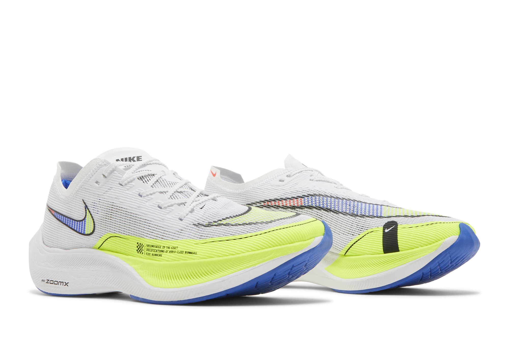 Buy ZoomX Vaporfly Next% 2 'White Volt Racer Blue' - CU4111