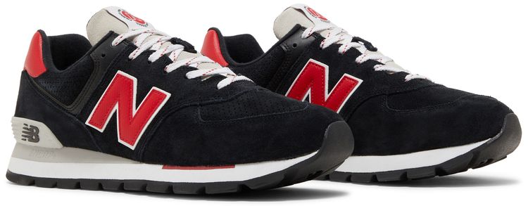 New Balance 574 Rugged Black Red