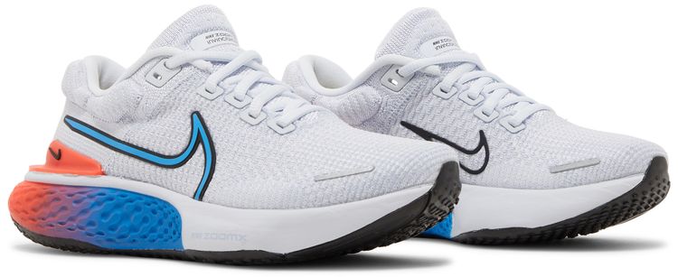 Nike Wmns ZoomX Invincible Run Flyknit 2 Grey Crimson Blue