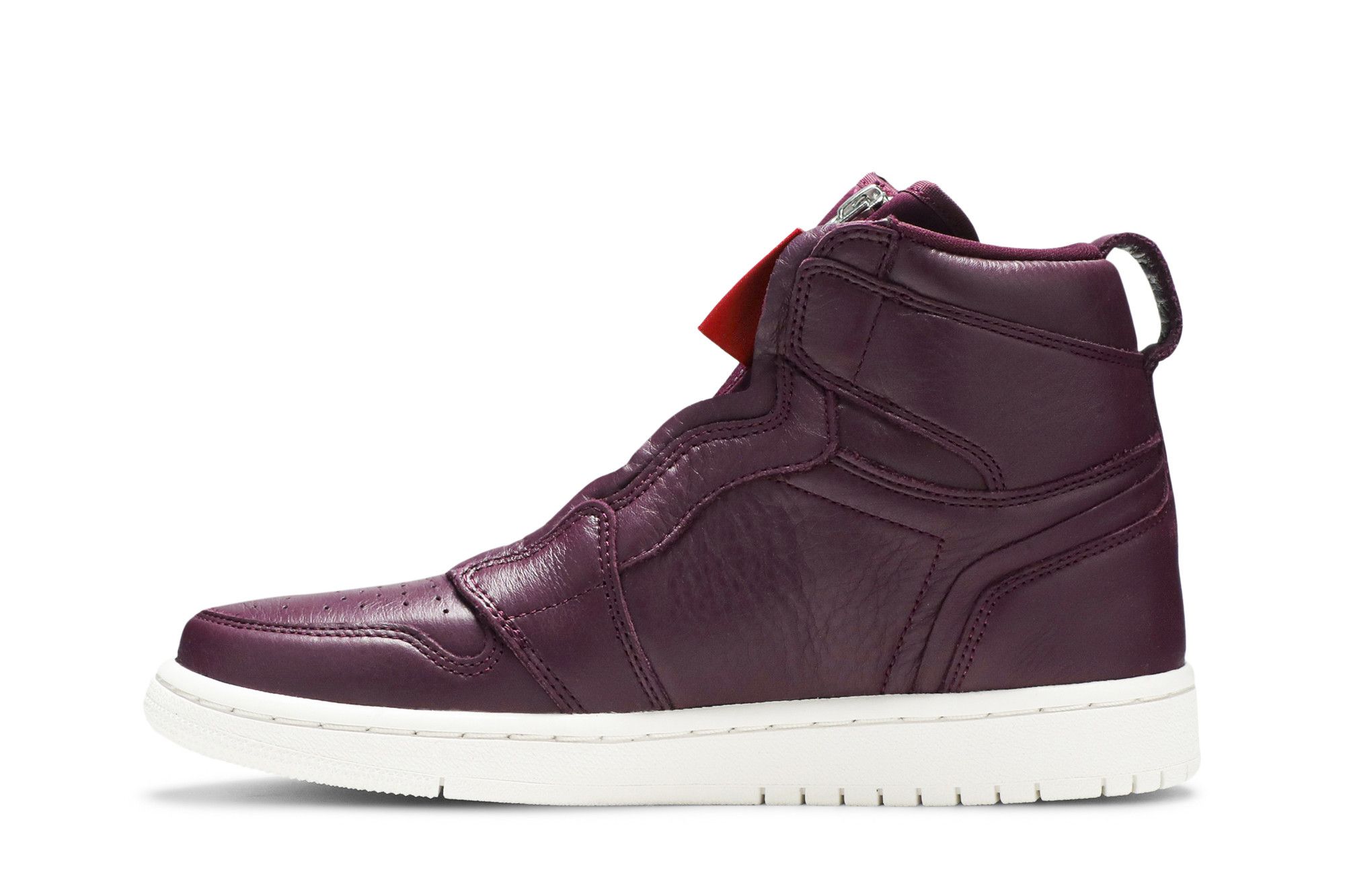 Buy Wmns Air Jordan 1 Retro High Zip 'Bordeaux' - AT0575 600
