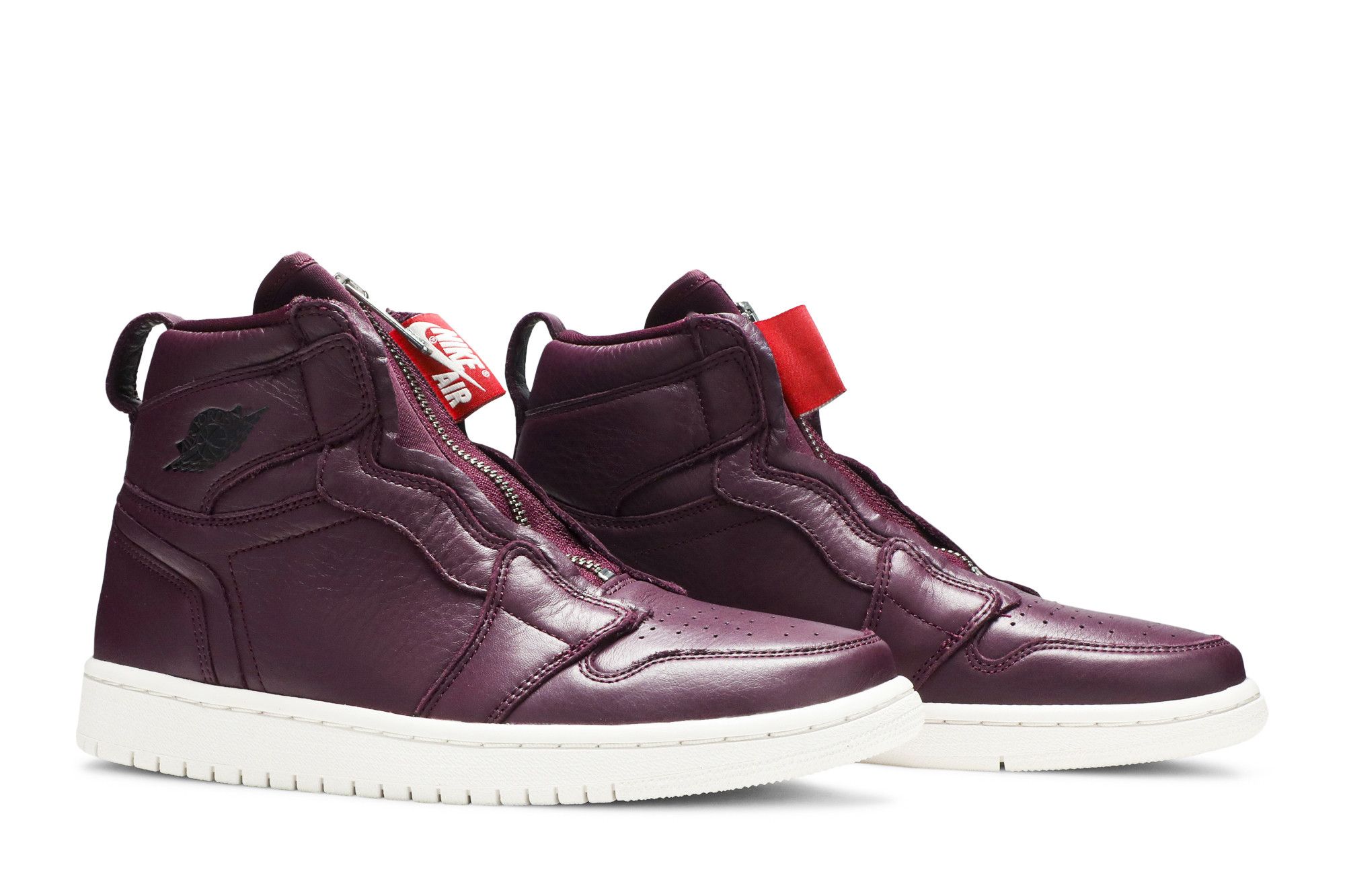 Buy Wmns Air Jordan 1 Retro High Zip 'Bordeaux' - AT0575 600