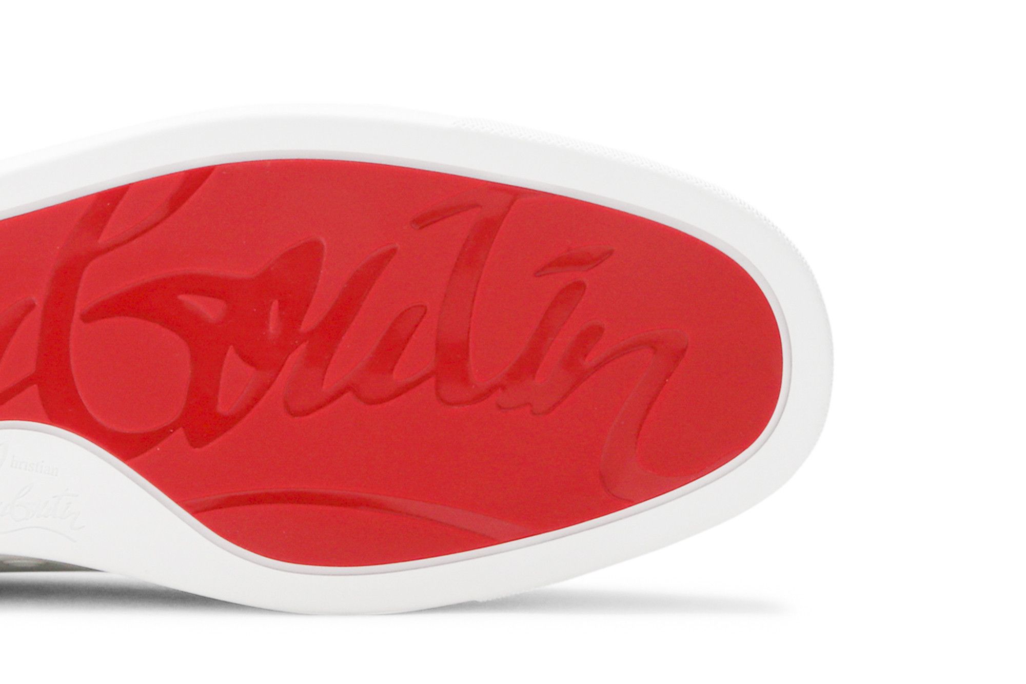 Buy Christian Louboutin Louis Junior Spikes Flat Calf 'White Buy Christian Louboutin Louis Junior Spikes Flat Calf 'White